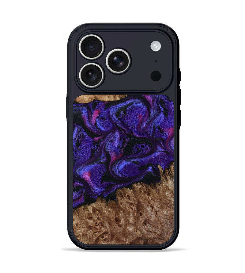 iPhone 17 Pro Wood Phone Case - Deana (Purple, 793180)