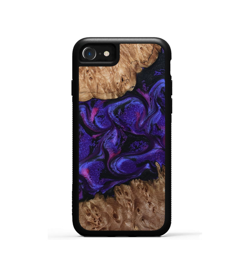 iPhone SE Wood Phone Case - Deana (Purple, 793180)