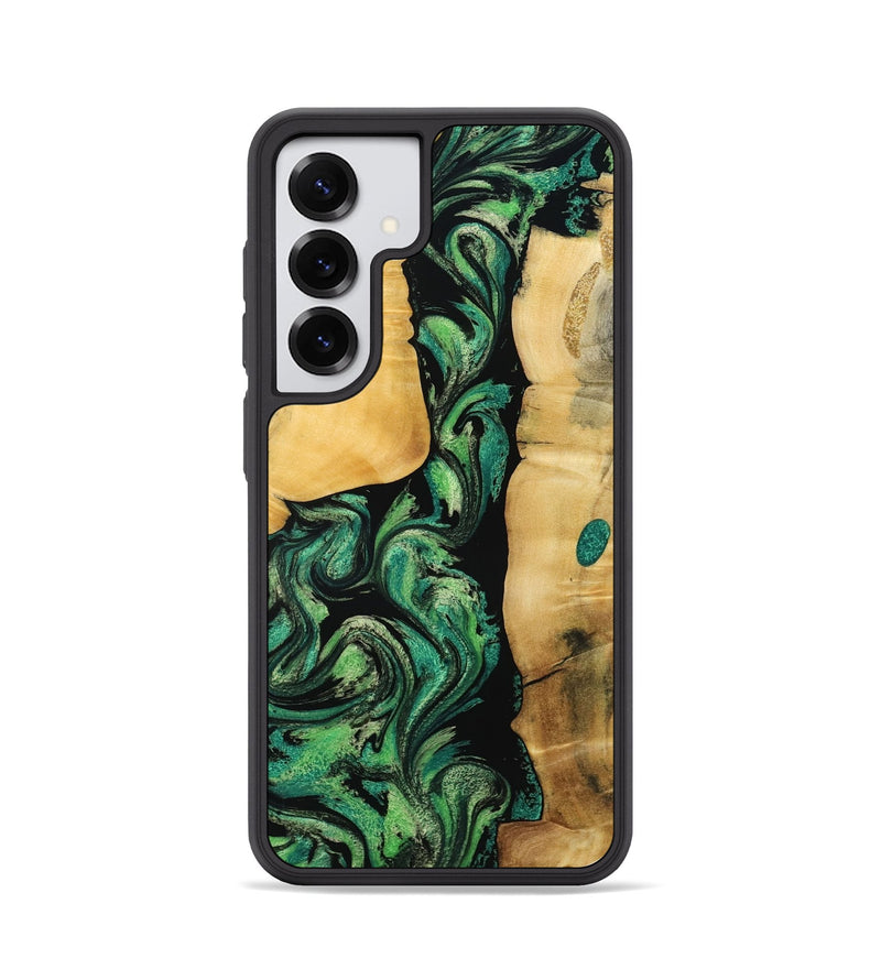 Galaxy S25 Wood Phone Case - Sheldon (Green, 793190)