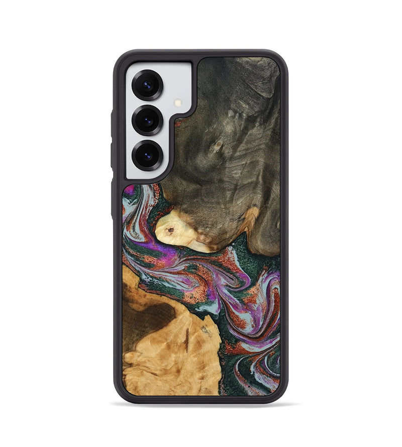 Galaxy S25 Wood Phone Case - Yvonne (Green, 793191)