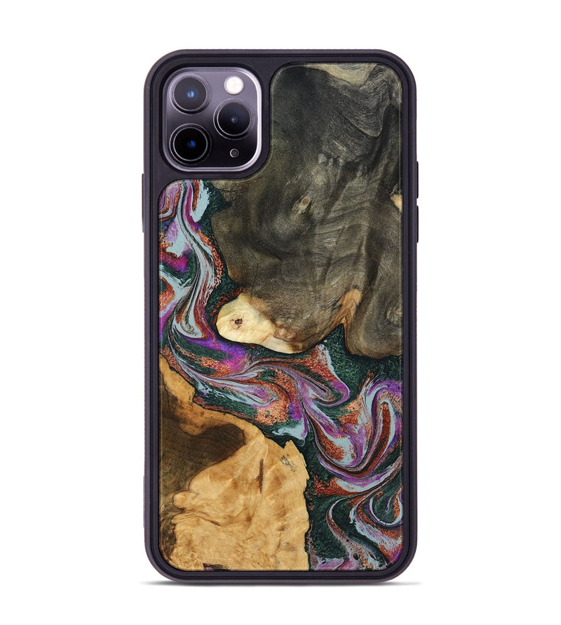 iPhone 11 Pro Max Wood Phone Case - Yvonne (Green, 793191)