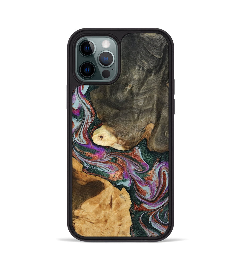 iPhone 12 Pro Wood Phone Case - Yvonne (Green, 793191)