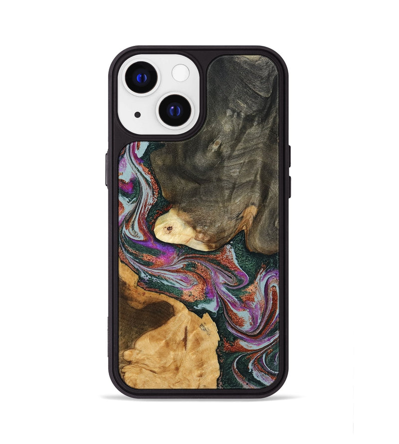 iPhone 13 Wood Phone Case - Yvonne (Green, 793191)