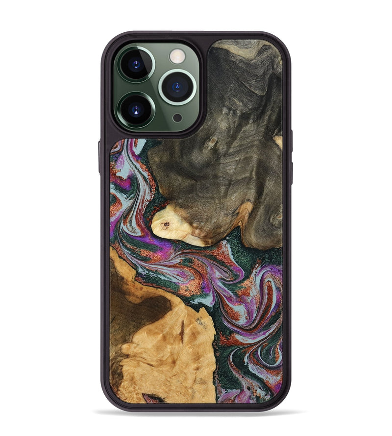 iPhone 13 Pro Max Wood Phone Case - Yvonne (Green, 793191)