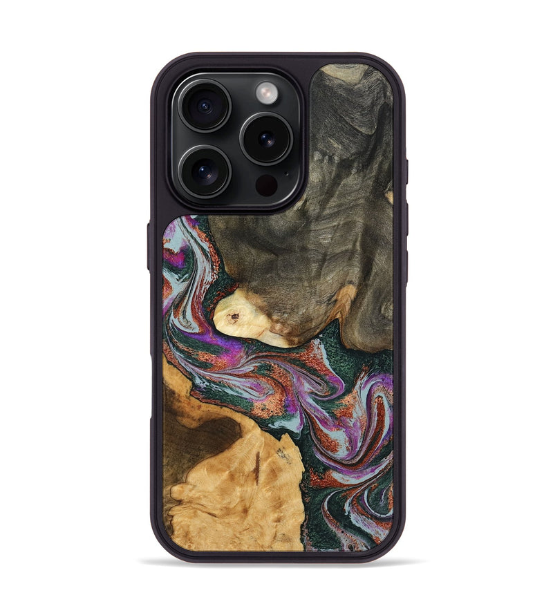 iPhone 16 Pro Wood Phone Case - Yvonne (Green, 793191)