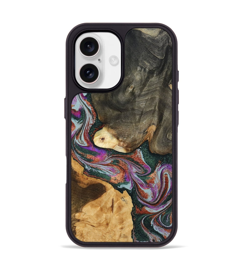 iPhone 17 Wood Phone Case - Yvonne (Green, 793191)