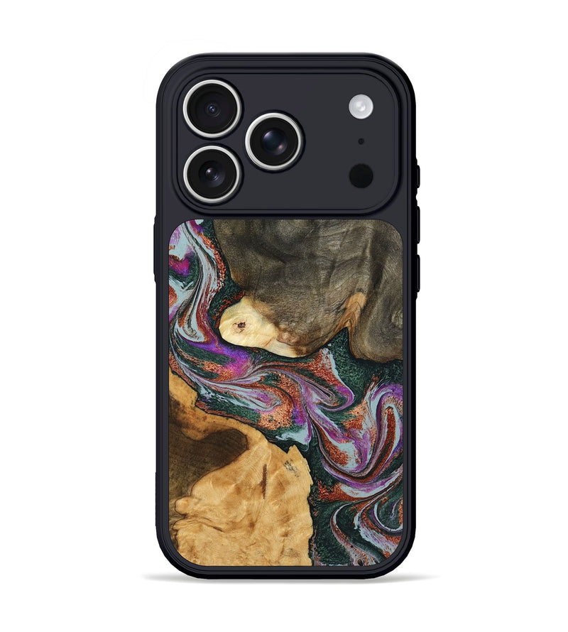 iPhone 17 Pro Wood Phone Case - Yvonne (Green, 793191)