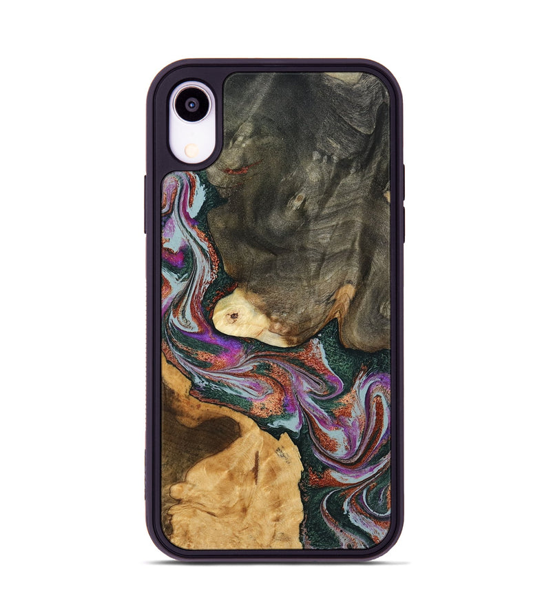 iPhone Xr Wood Phone Case - Yvonne (Green, 793191)