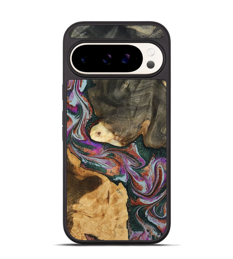 Pixel 9 Wood Phone Case - Yvonne (Green, 793191)