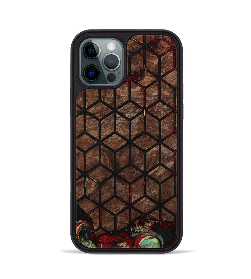 iPhone 12 Pro Wood Phone Case - Marsha (Pattern, 793196)