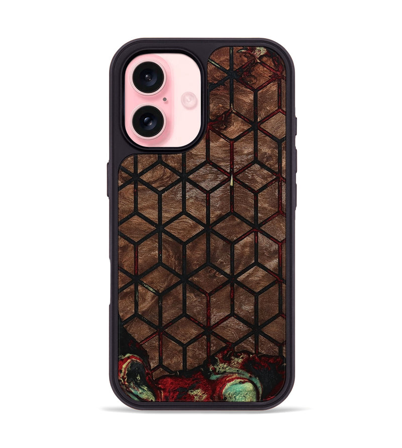 iPhone 16 Wood Phone Case - Marsha (Pattern, 793196)