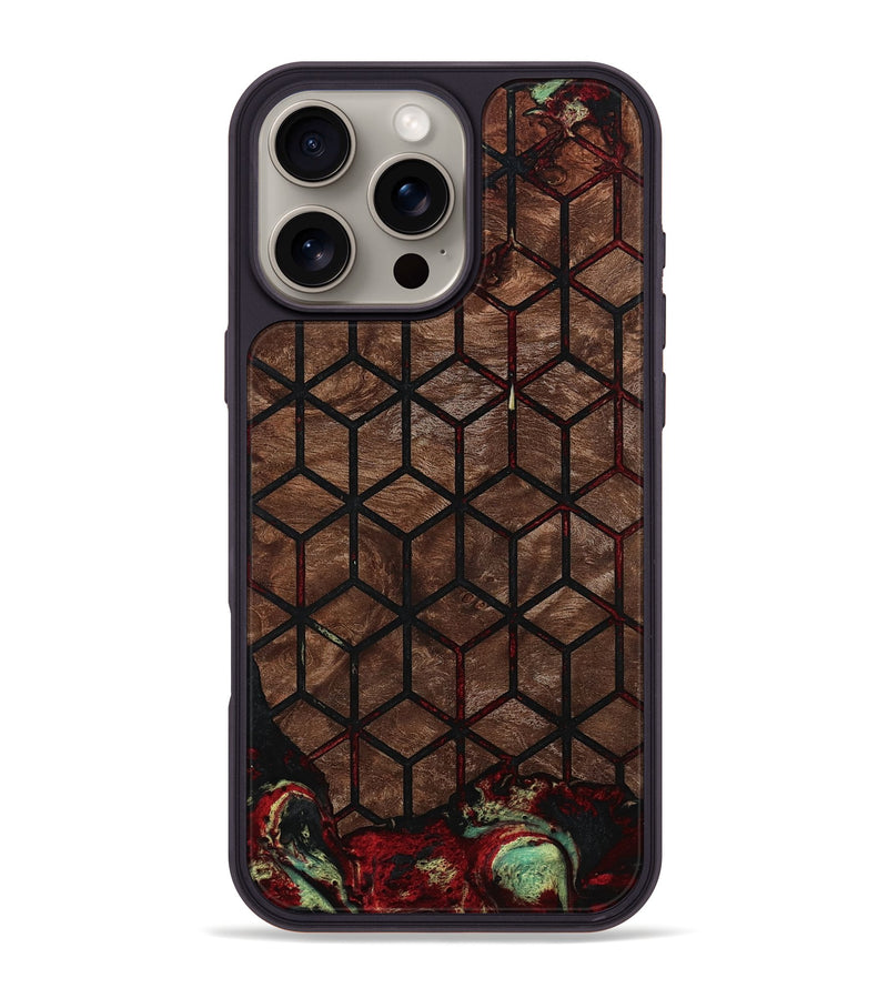 iPhone 16 Pro Max Wood Phone Case - Marsha (Pattern, 793196)