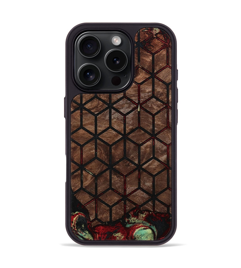 iPhone 16 Pro Wood Phone Case - Marsha (Pattern, 793196)