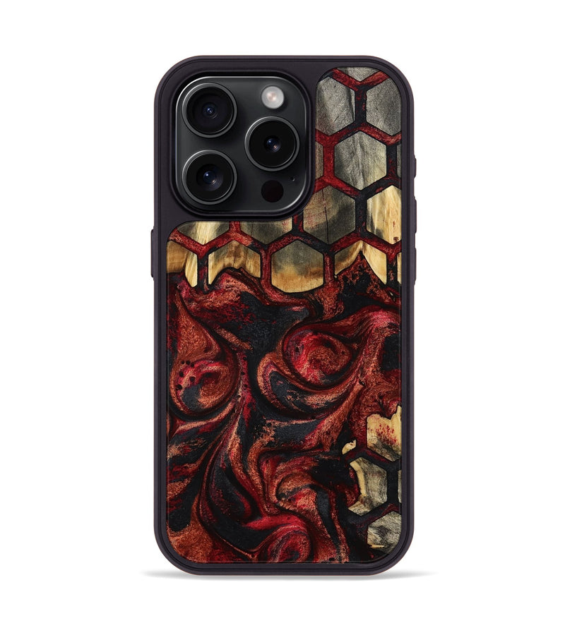 iPhone 15 Pro Wood Phone Case - Domenic (Pattern, 793204)