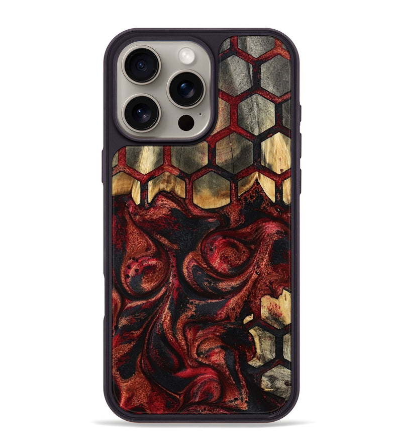 iPhone 16 Pro Max Wood Phone Case - Domenic (Pattern, 793204)