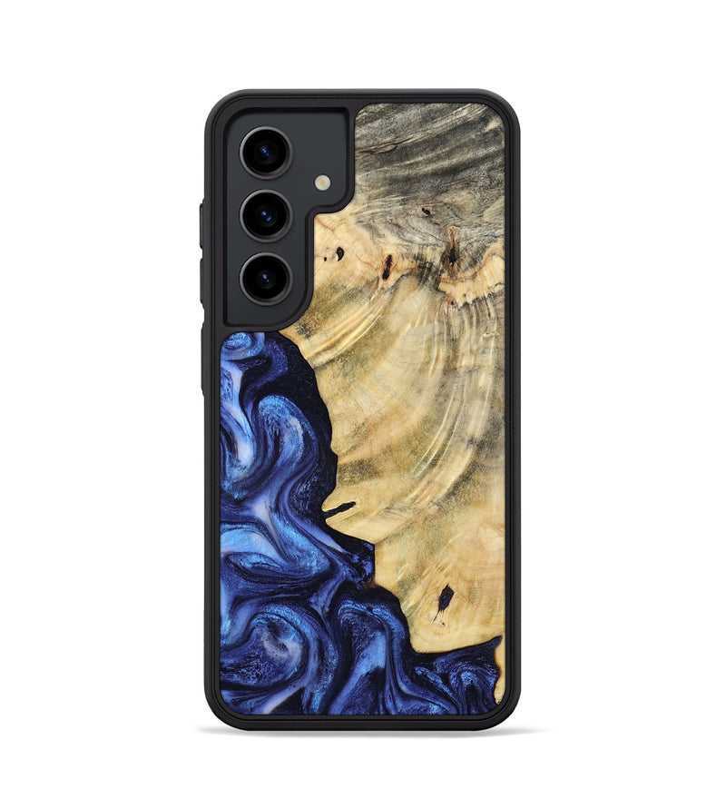 Galaxy S24 Wood Phone Case - Bonita (Blue, 793219)