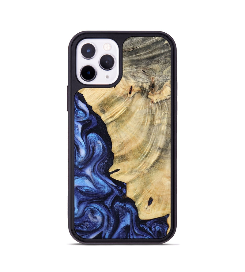 iPhone 11 Pro Wood Phone Case - Bonita (Blue, 793219)