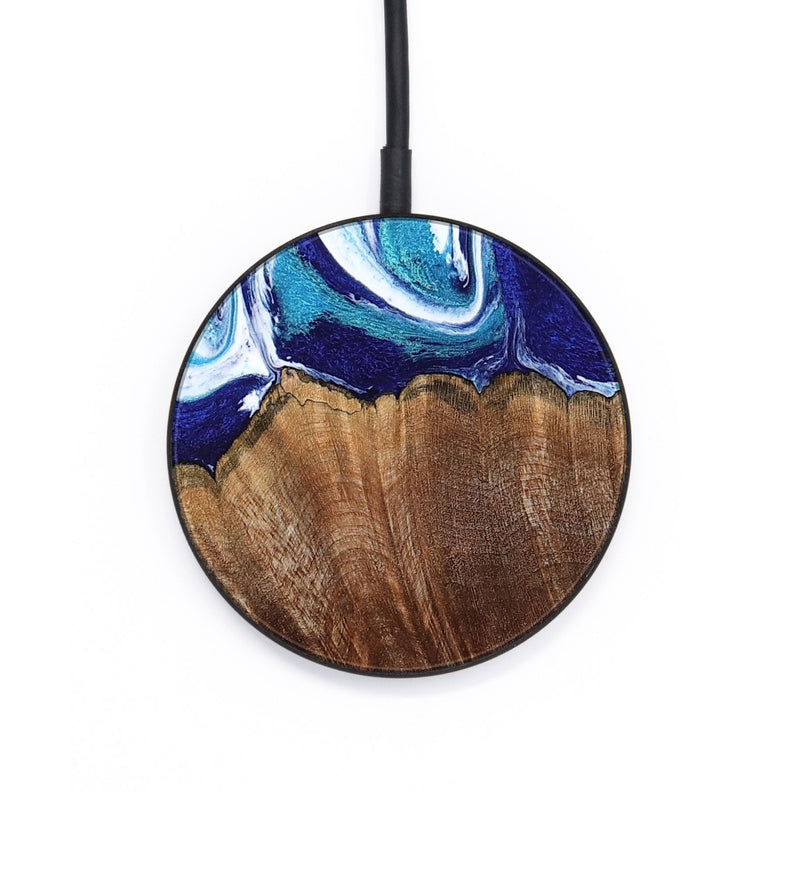 Circle Wood Wireless Charger - Kody (Blue, 793357)