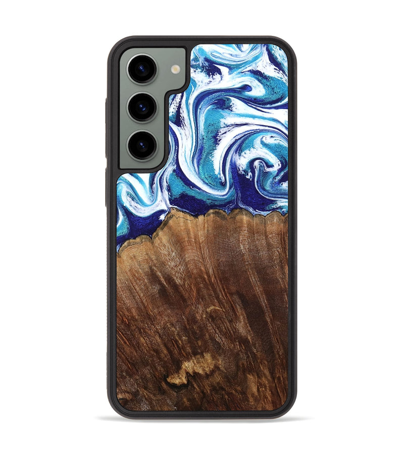 Galaxy S23 Plus Wood Phone Case - Kody (Blue, 793357)