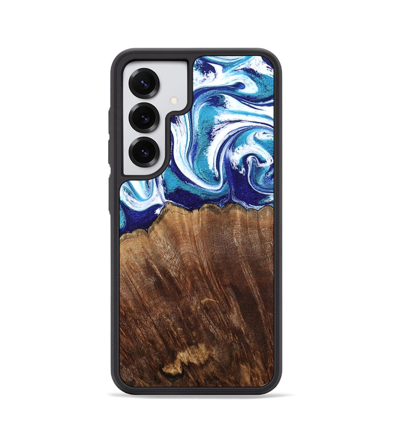Galaxy S25 Wood Phone Case - Kody (Blue, 793357)