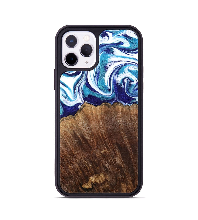 iPhone 11 Pro Wood Phone Case - Kody (Blue, 793357)