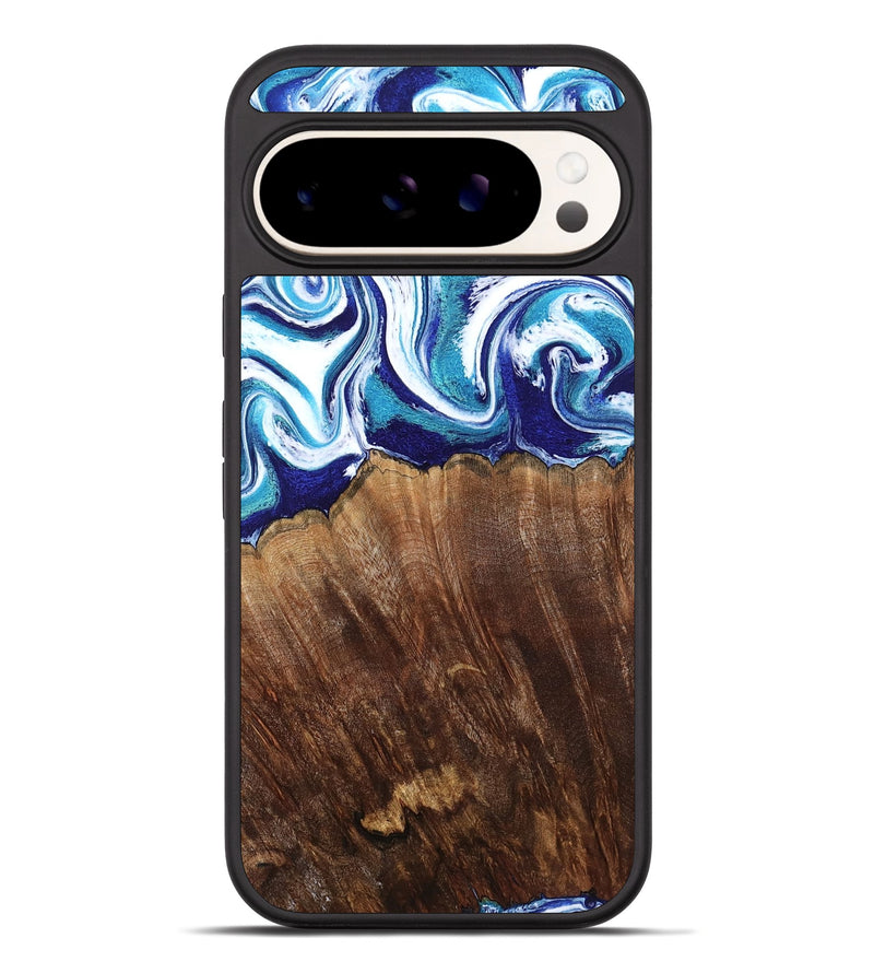 Pixel 10 Pro XL Wood Phone Case - Kody (Blue, 793357)