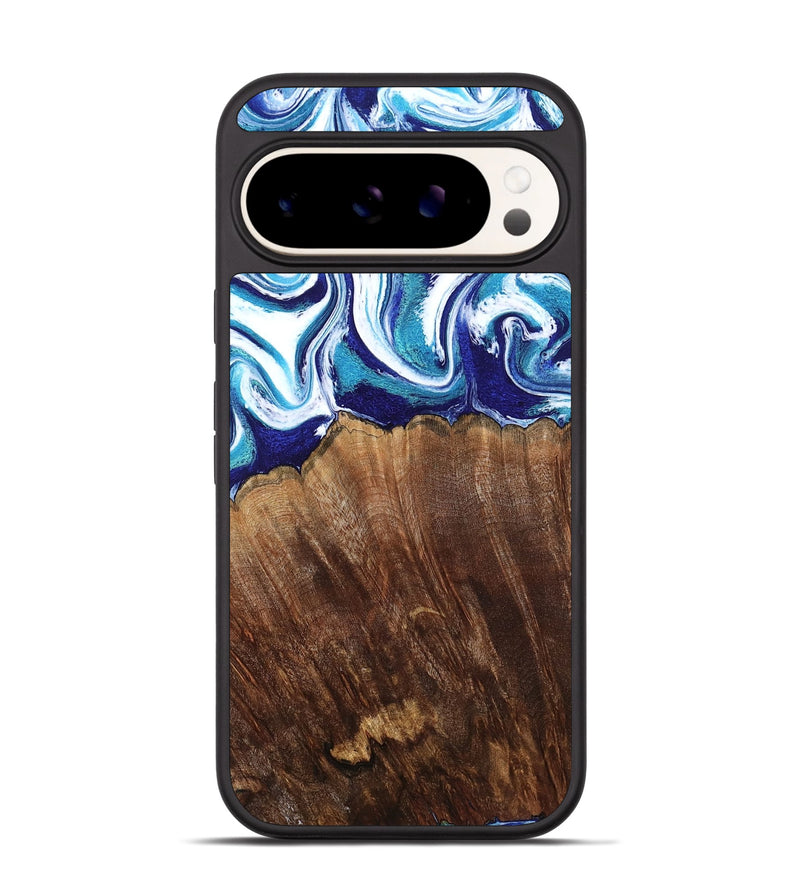 Pixel 9 Pro Wood Phone Case - Kody (Blue, 793357)