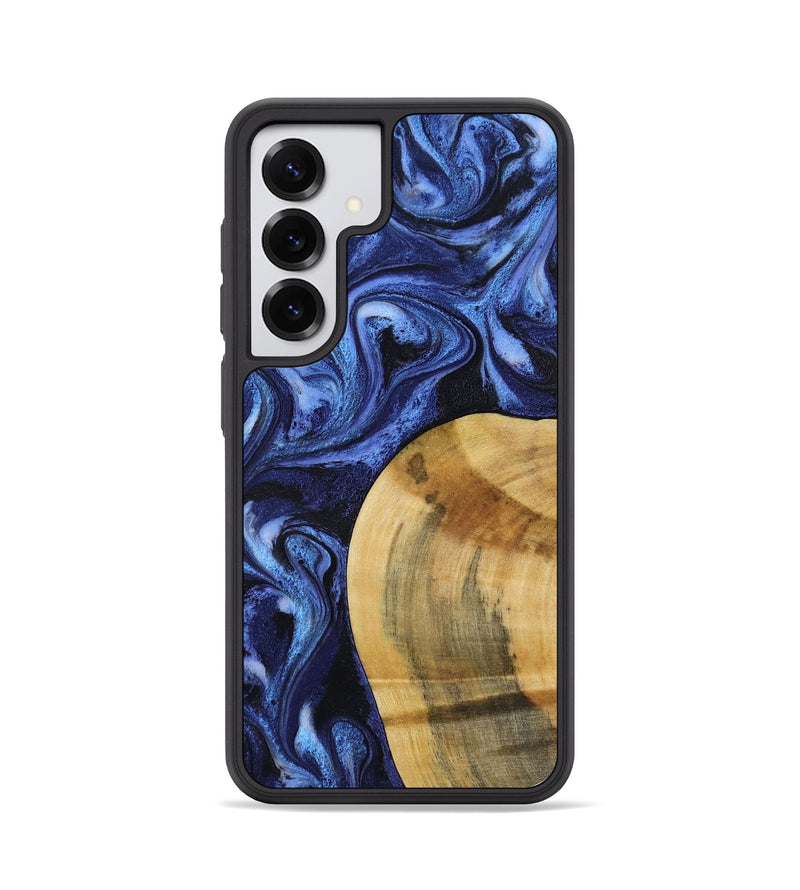Galaxy S25 Wood Phone Case - Lyndon (Blue, 793360)