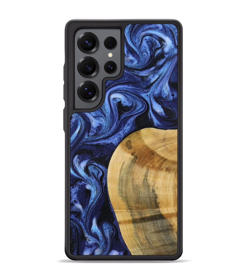 Galaxy S25 Ultra Wood Phone Case - Lyndon (Blue, 793360)