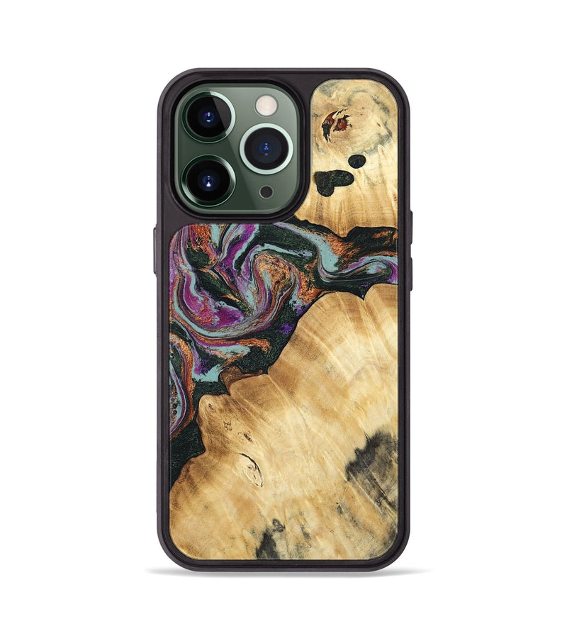 iPhone 13 Pro Wood Phone Case - Trinity (Green, 793364)