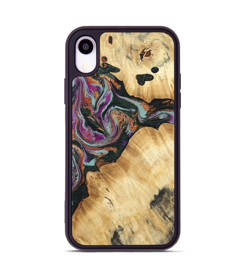 iPhone Xr Wood Phone Case - Trinity (Green, 793364)