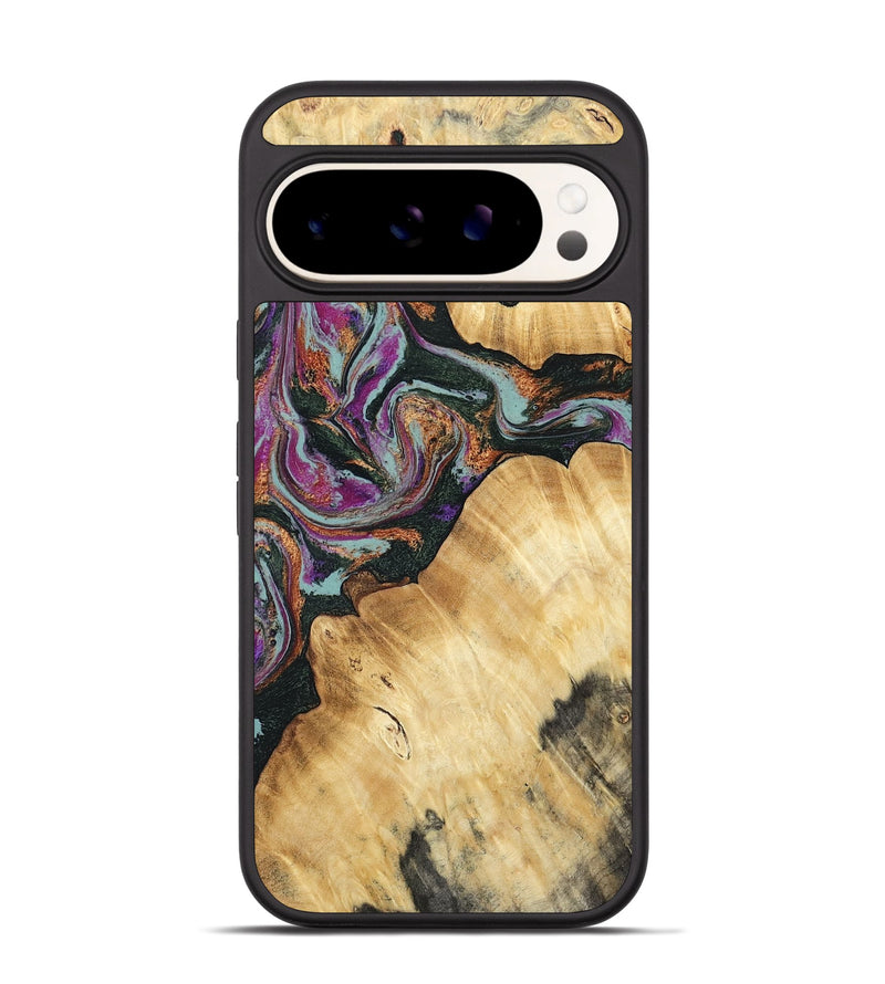 Pixel 9 Wood Phone Case - Trinity (Green, 793364)