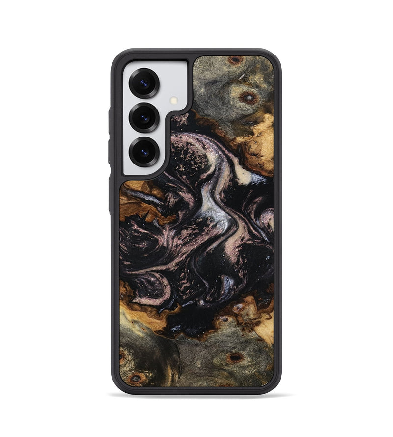 Galaxy S25 Wood Phone Case - Ronny (Black & White, 793373)