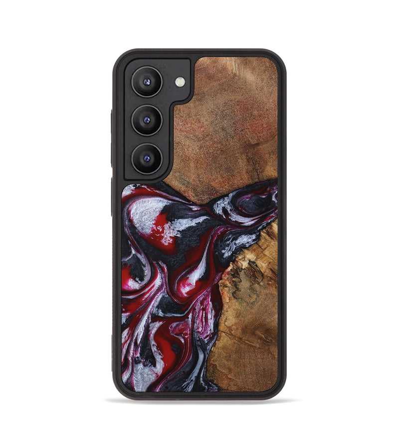 Galaxy S23 Wood Phone Case - Jaydon (Red, 793374)