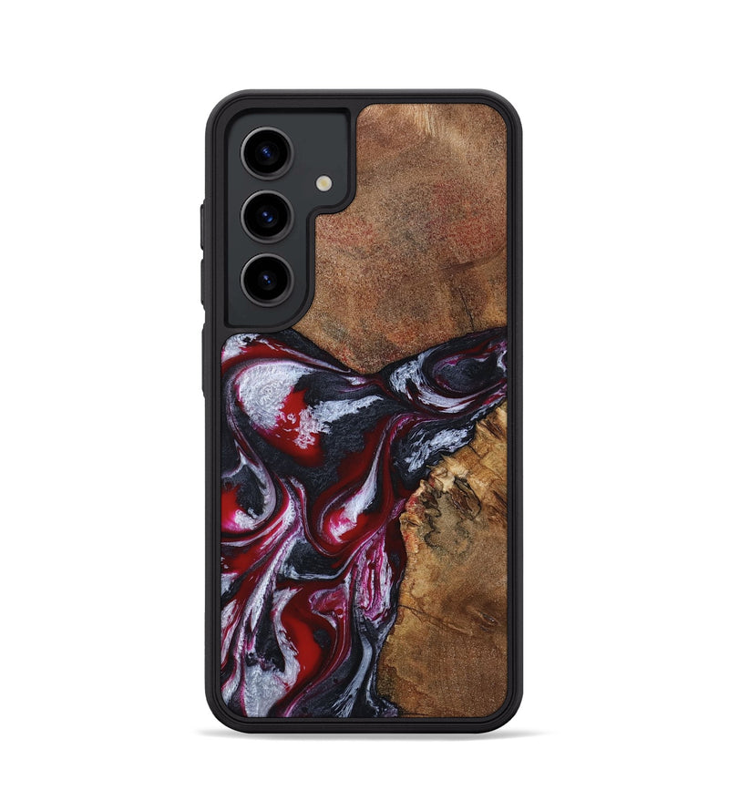 Galaxy S24 Wood Phone Case - Jaydon (Red, 793374)