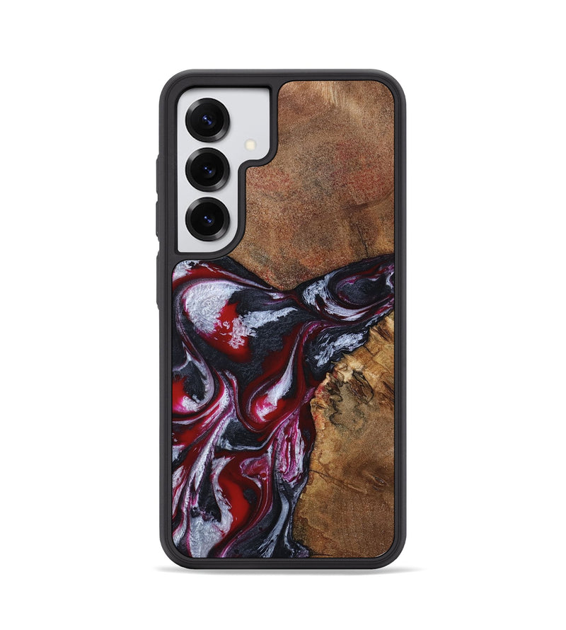 Galaxy S25 Wood Phone Case - Jaydon (Red, 793374)