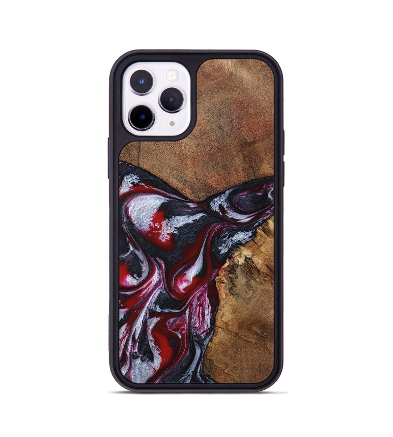 iPhone 11 Pro Wood Phone Case - Jaydon (Red, 793374)