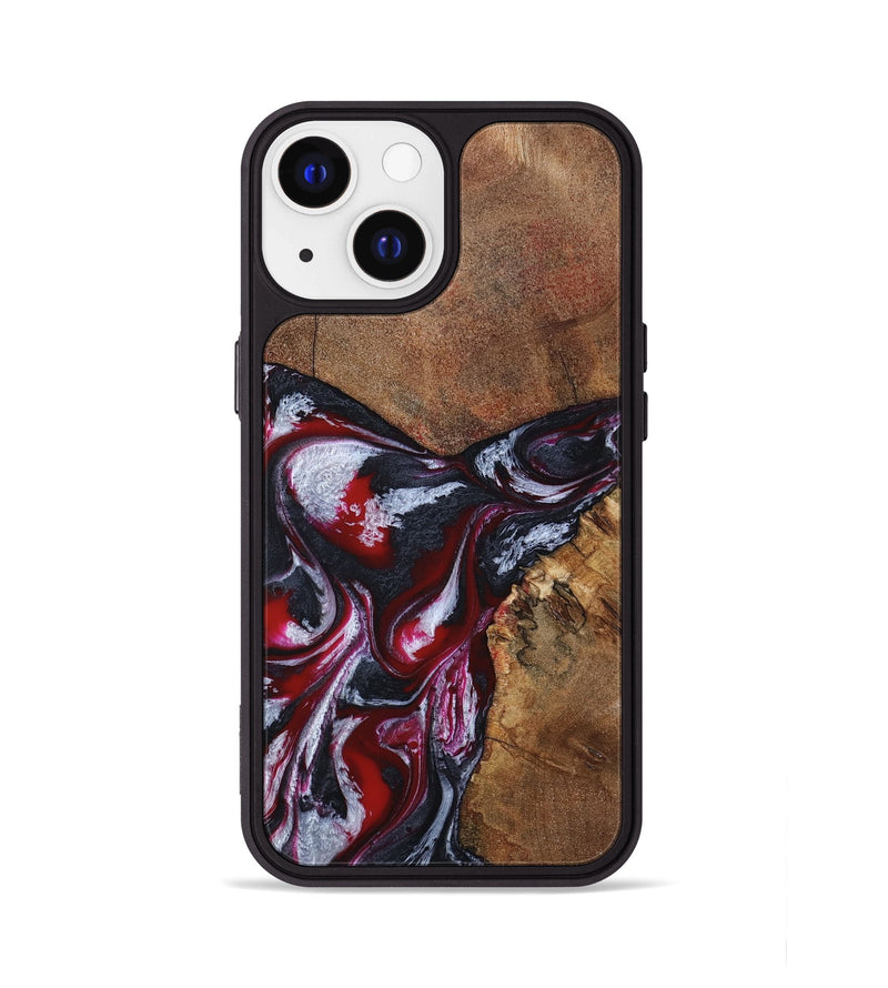 iPhone 13 Wood Phone Case - Jaydon (Red, 793374)