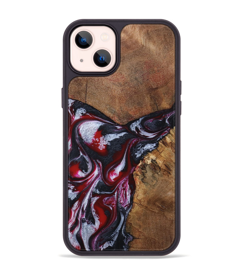 iPhone 14 Plus Wood Phone Case - Jaydon (Red, 793374)