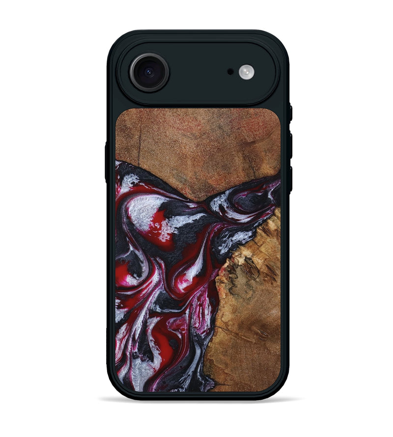 iPhone 17 Air Wood Phone Case - Jaydon (Red, 793374)