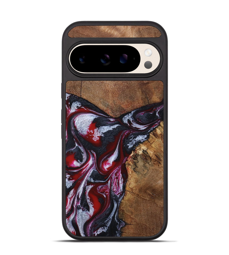 Pixel 10 Wood Phone Case - Jaydon (Red, 793374)