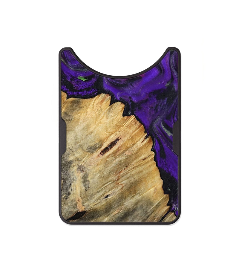 Alloy Wood Wallet - Kathlyn (Purple, 793376)