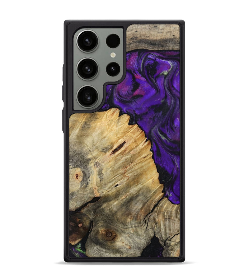 Galaxy S24 Ultra Wood Phone Case - Kathlyn (Purple, 793376)