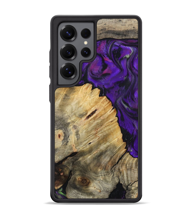 Galaxy S25 Ultra Wood Phone Case - Kathlyn (Purple, 793376)