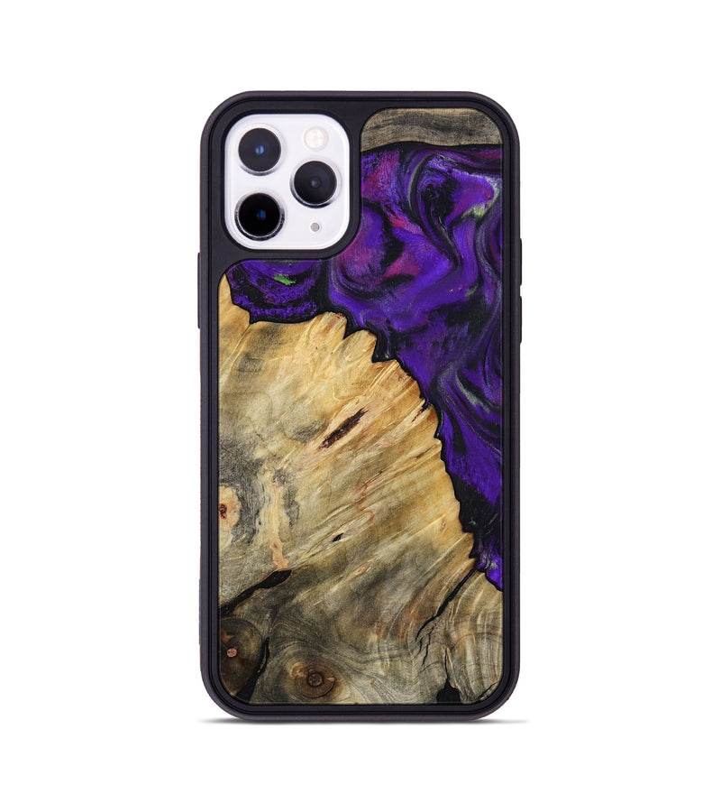 iPhone 11 Pro Wood Phone Case - Kathlyn (Purple, 793376)