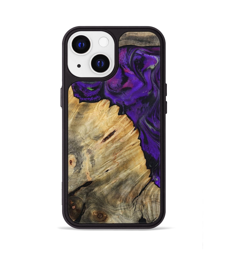 iPhone 13 Wood Phone Case - Kathlyn (Purple, 793376)