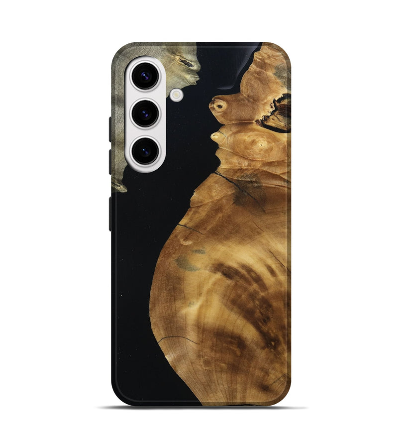Galaxy S25 Wood Live Edge Phone Case - Brendan (Wood Burl, 793427)
