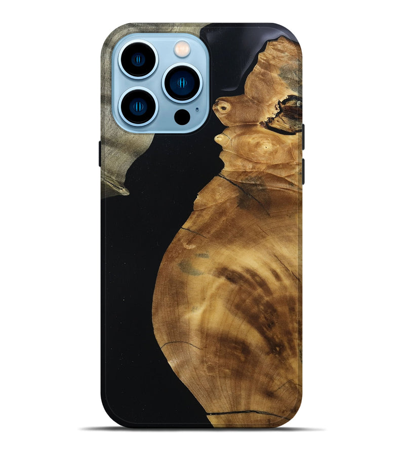 iPhone 14 Pro Max Wood Live Edge Phone Case - Brendan (Wood Burl, 793427)