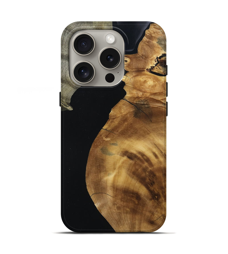 iPhone 16 Pro Wood Live Edge Phone Case - Brendan (Wood Burl, 793427)