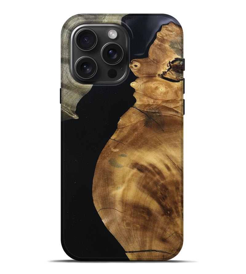 iPhone 16 Pro Max Wood Live Edge Phone Case - Brendan (Wood Burl, 793427)